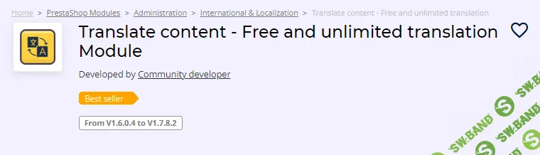 [addons.prestashop] Модуль Translate content v4.7.35 - Free and unlimited translation (2021)