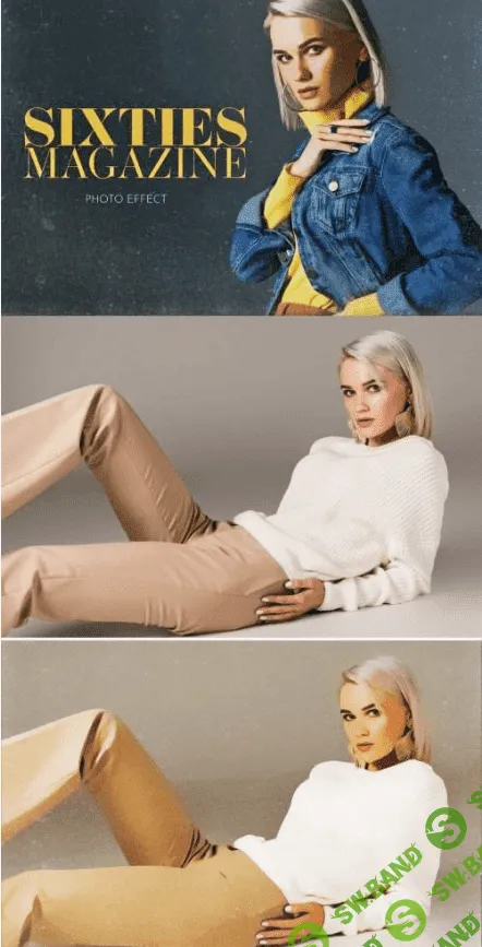 [Adobe Stock] Vintage Sixties Magazine Photo Effect (2020)