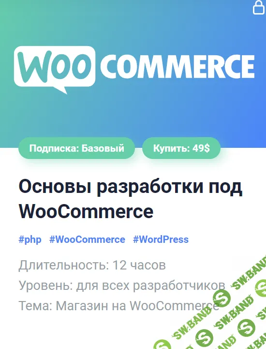 [Александр Сокирка] Основы разработки под WooCommerce (2019)