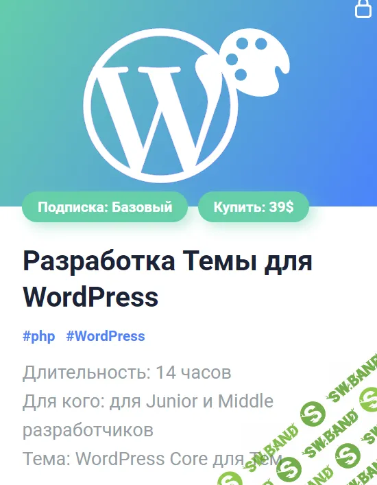 [Александр Сокирка] Профессиональная разработка Темы для WordPress (2024)