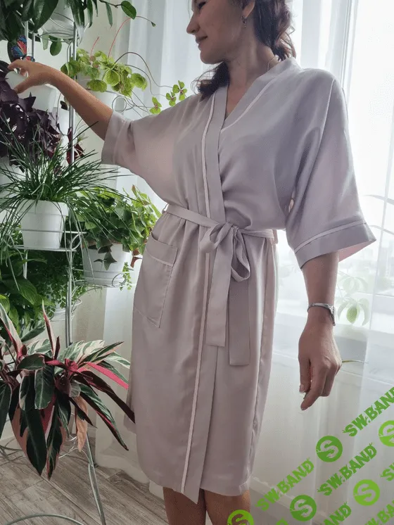 [annabelle_textile] [Шитье] Шьем женский халат-кимоно. МK+выкройки с 46-62 размер (2022)