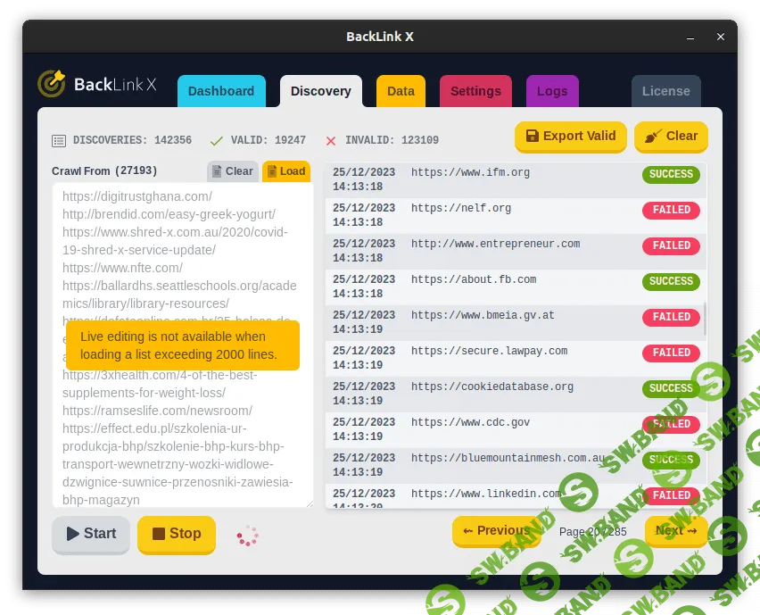BackLink X - Неограниченное количество обратных ссылок для комментариев с функцией автоматического обнаружения