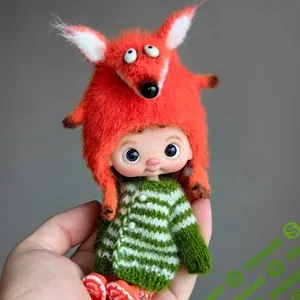 [BambinoDolls] Шапочка Лисичка для обитсу (2025)