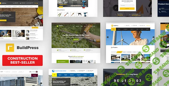 [BuildPress] Русская WordPress тема для строительного бизнеса