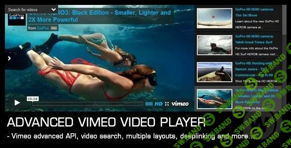 [CodeCanyon] Advanced Vimeo Video Player v1.35 - скрипт видеоплеера Vimeo