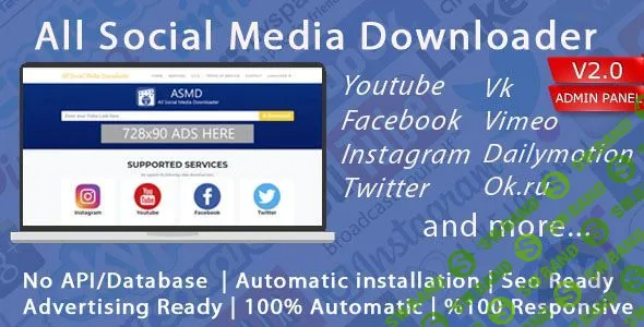 [CodeCanyon] All Social Media Video Downloader - скачивание видео с соц. сетей