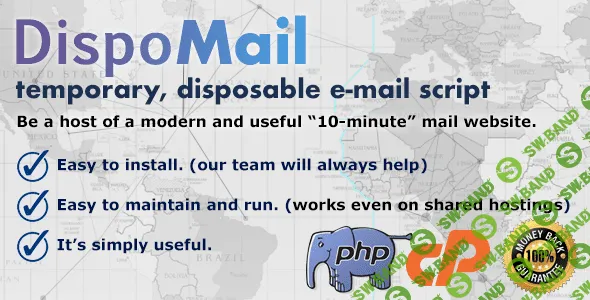[codecanyon] DispoMail - Temporary, Disposable "10 Minute" Mail - PHP Script