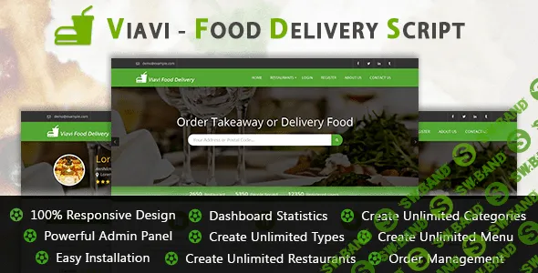 [codecanyon] Food Delivery Script - скрипт заказа еды из ресторанов