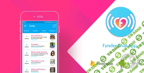 [CodeCanyon] Fynder - приложение для общения Android