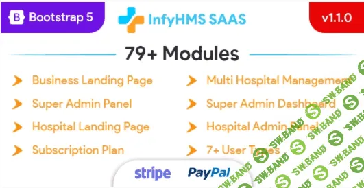 [codecanyon] InfyHMS-Saas v1.1.0 - система управления несколькими больницами Laravel (2022)