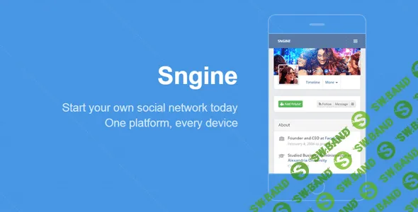 [CodeCanyon] Sngine v2.5.4 NULLED - движок социальной сети