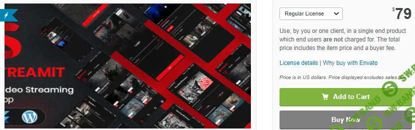 [codecanyon] Streamit v4.0.0 - Flutter Full App For Video Streaming With Wordpress Backend (2021)