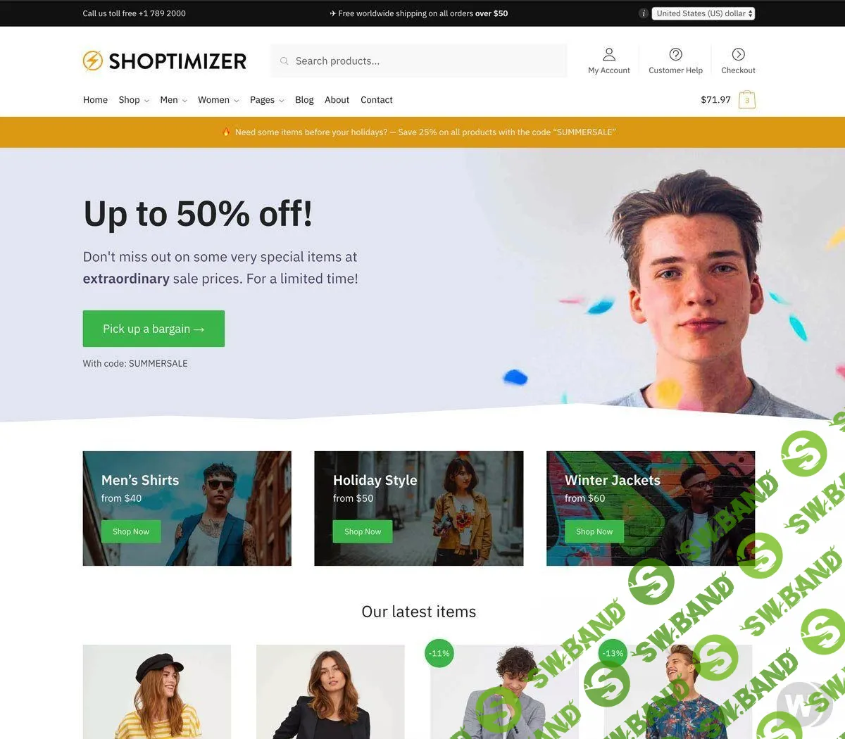 [commercegurus] Shoptimizer v2.0.3 - самая быстрая тема WooCommerce