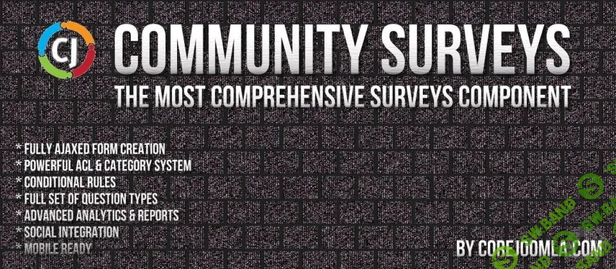 [CoreJoomla] Community Surveys Pro v5.2.2 - опросы для Joomla