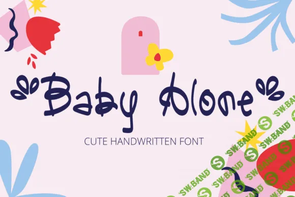 [Creativefabrica] Baby Alone Font (2021)