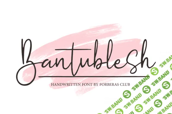 [Creativefabrica] Bantublesh Font (2021)