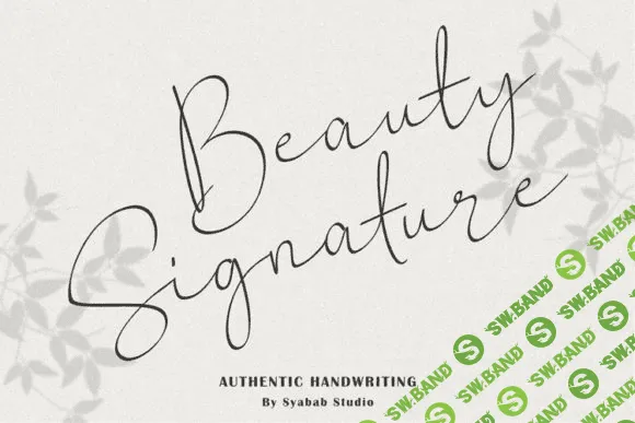 [Creativefabrica] Beauty Signature Font