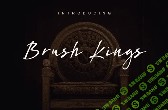 [Creativefabrica] Brush Kings Font