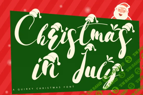 [Creativefabrica] Christmas in July Font (2021)