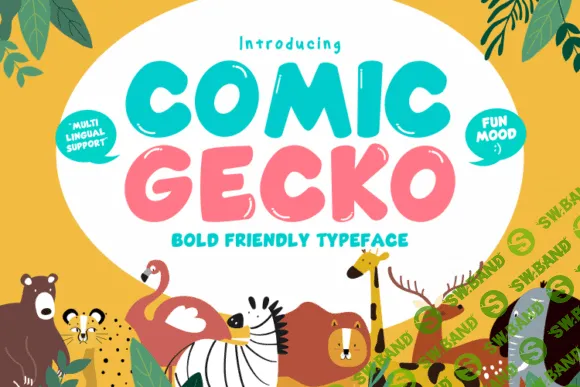 [Creativefabrica] Comic Gecko Font (2021)