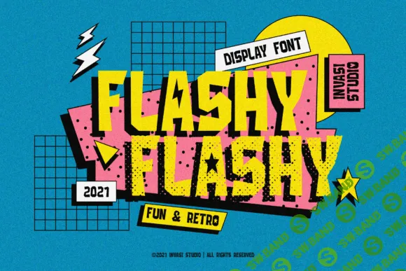[Creativefabrica] Flashy Font (2021)