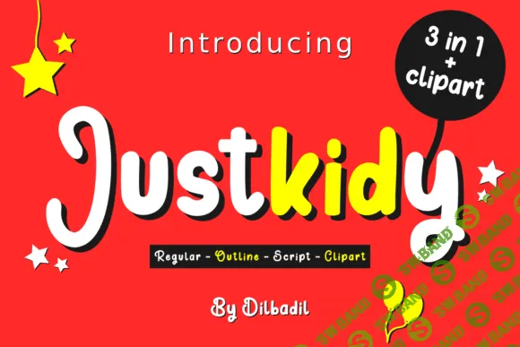 [Creativefabrica] Justkidy Font