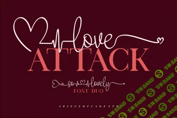 [Creativefabrica] Love Attack Font (2021)