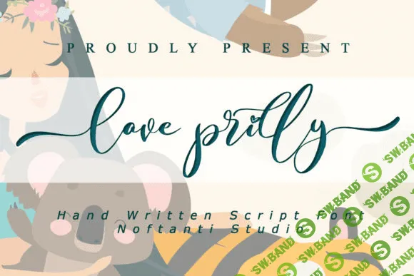 [Creativefabrica] Love Prilly Font