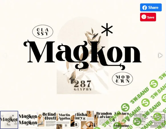 [Creativefabrica] Magkon Font (2021)