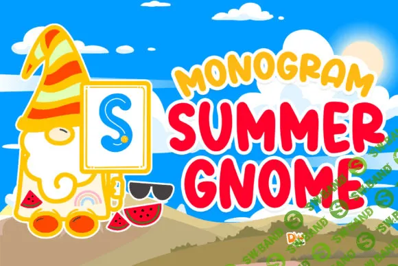 [Creativefabrica] Monogram Summer Gnome Font
