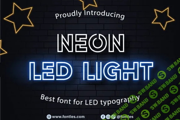 [Creativefabrica] Neon Led Light Font