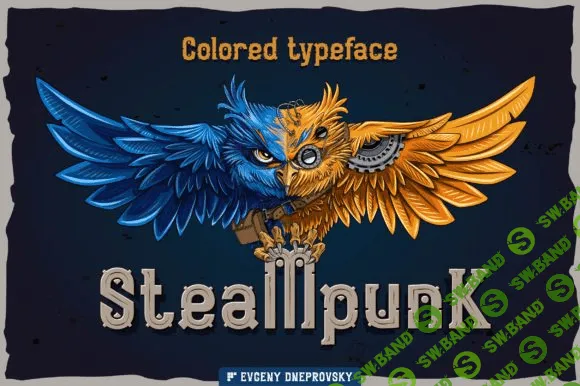 [Creativefabrica] Steampunk Font