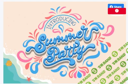 [creativefabrica] Summer Party Font (2021)