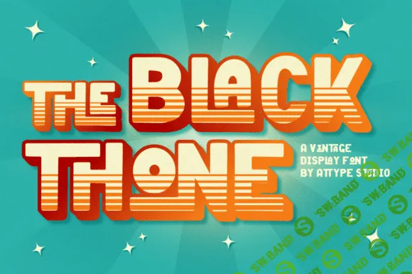 [Creativefabrica] The Black Thone Font