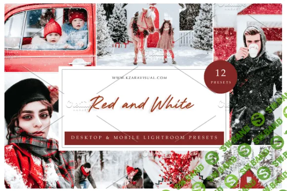 [creativemarket] 12 x Lightroom Presets Red and White (2021)