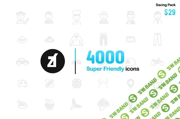 [creativemarket] 4000 Super friendly icons bundle