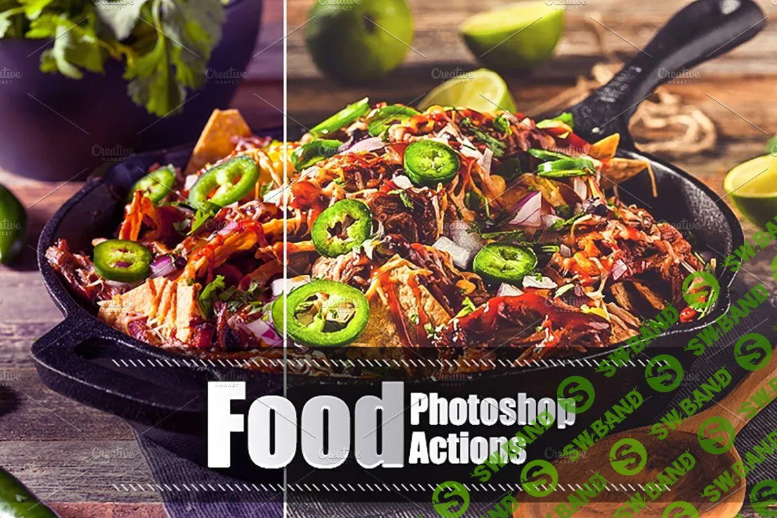[Creativemarket] 80 Food Photoshop Actions (2019)