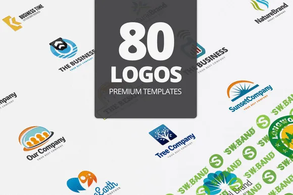 [creativemarket] 80 шаблонов логотипов от Creativemarket