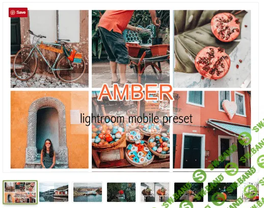 [Creativemarket] Amber lightroom mobile preset (2019)