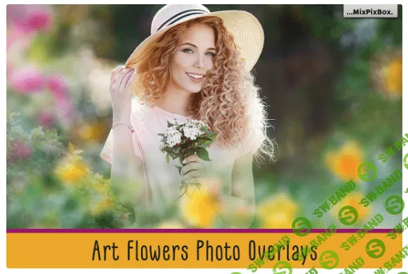 [creativemarket] Art Flowers Photo Overlays