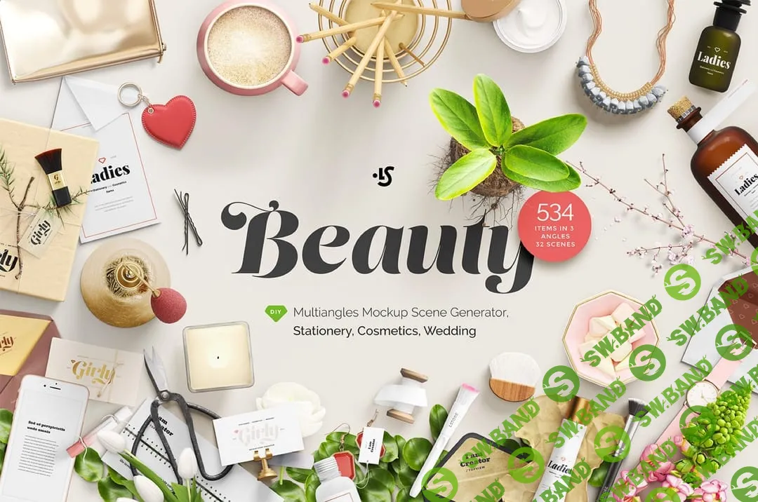 [Creativemarket] Beauty, Stationery, Wedding, Cosmetics