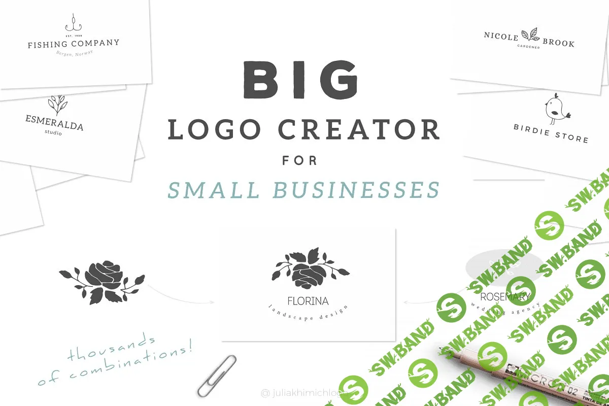 [Creativemarket] Big logo creator for small business (2019)