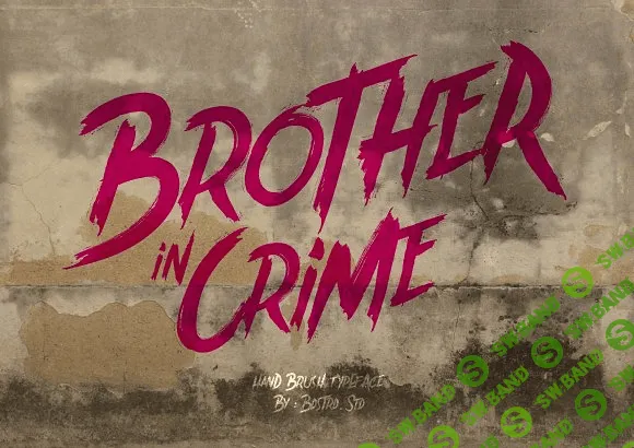 [creativemarket] Brother In Crime Font