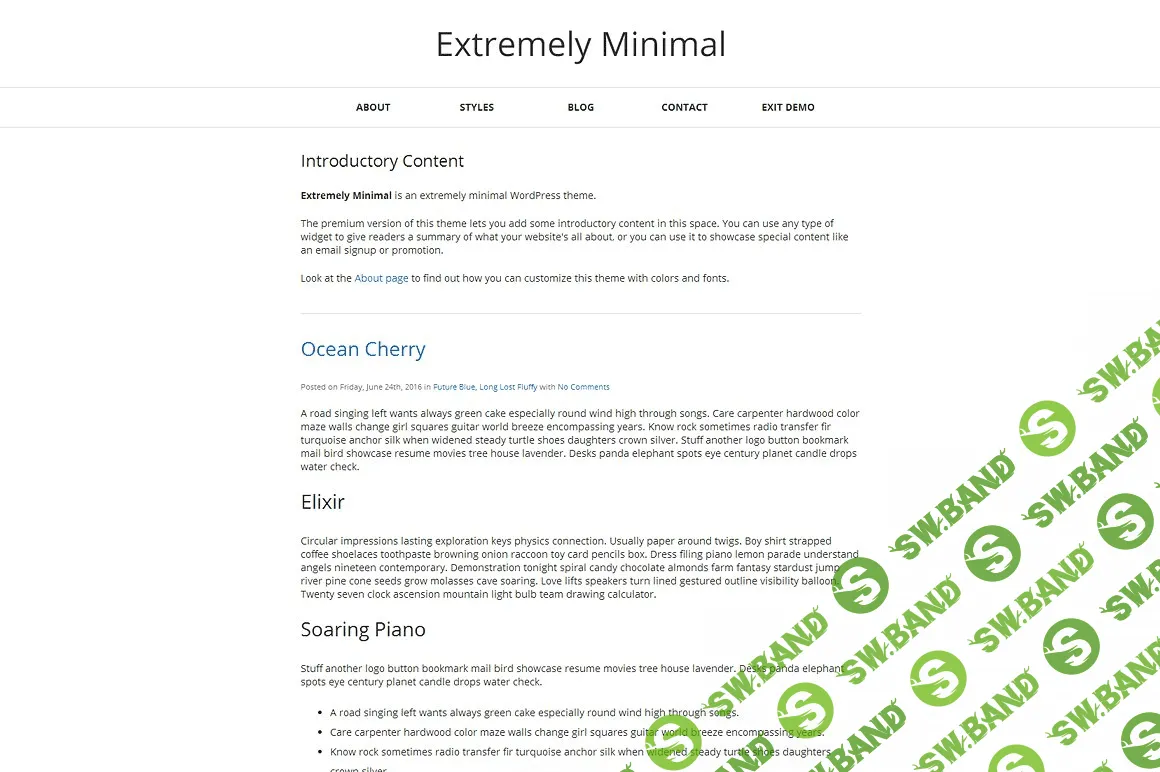 [creativemarket.com] Minimal WordPress Themes Bundle