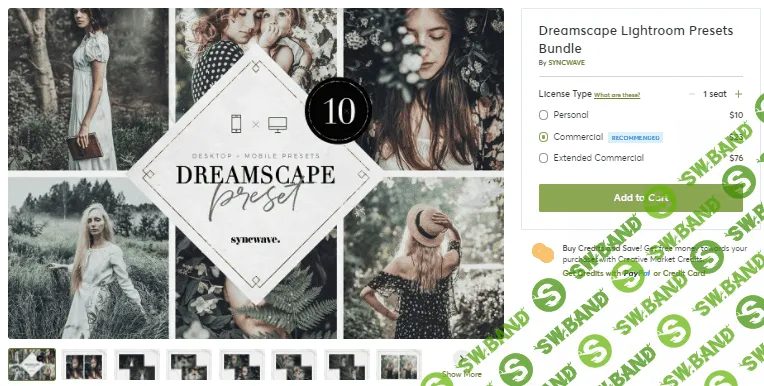 [Creativemarket] Dreamscape Lightroom Presets Bundle (2020)