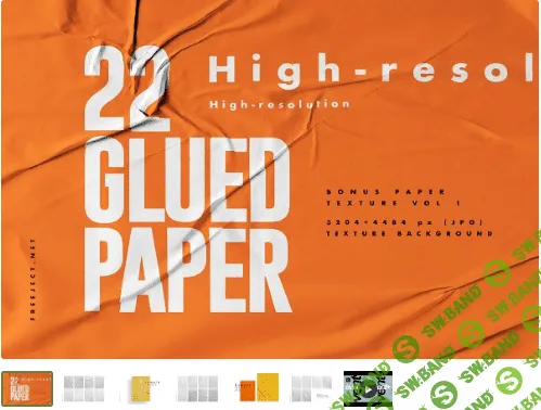 [Creativemarket] Glued Paper V2 Texture Background (2020)