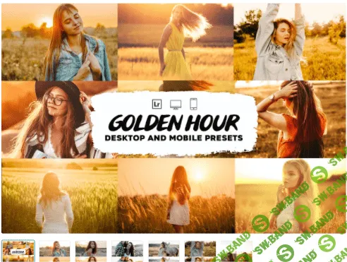[Creativemarket] Golden Hour Lightroom Presets (2021)