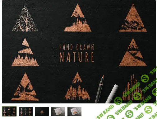 [Creativemarket] Hand Drawn Nature (2020)