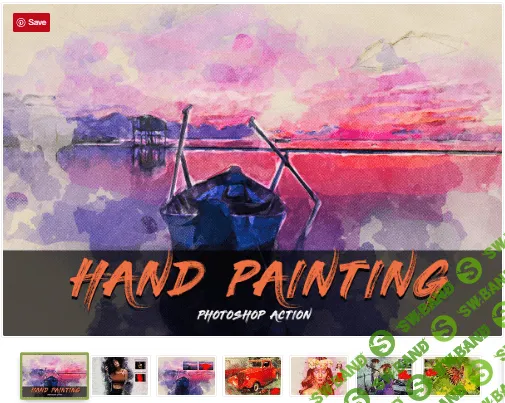[Creativemarket] Hand Painting Photoshop Action (2019)