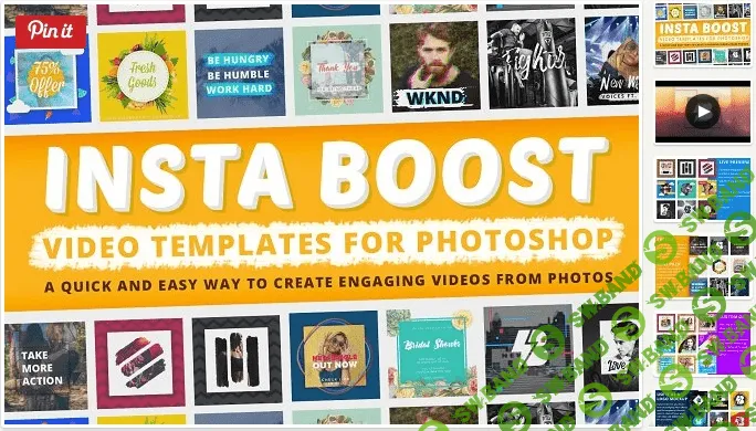 [creativemarket] Instagram Video Photoshop Templates
